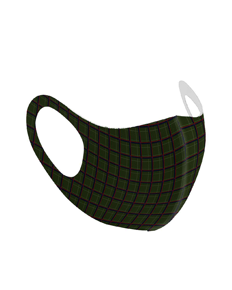

Checkerboard / Butterfly / Plaid Print Earloop Face Mask For Adults, Style8