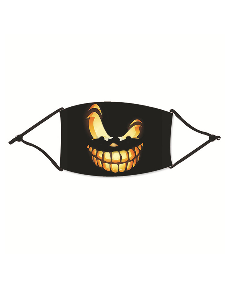 

Halloween Ghost Print Washable Reusable Cotton Face Mask, Style5
