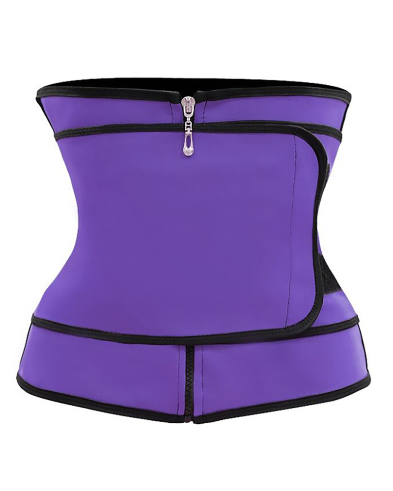 

Waist Trainer Thermo Sweat Belt Tummy Body Shaper, Dark blue