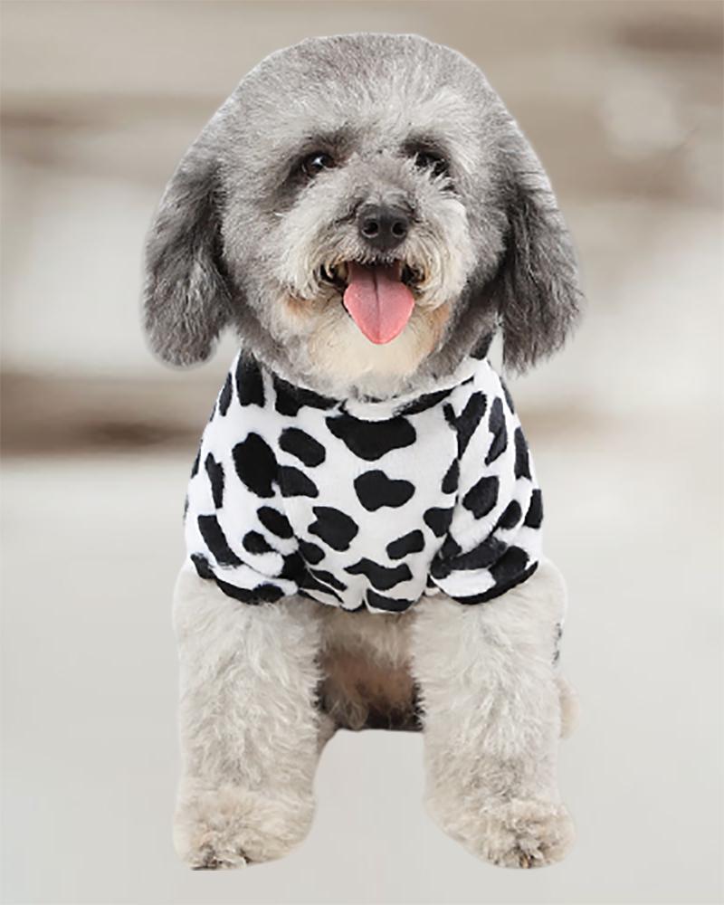 

Cow / Dinosaur / Deer Hoodie Pet Costume Halloween Dress Up Party Pet Cosplay, Style1