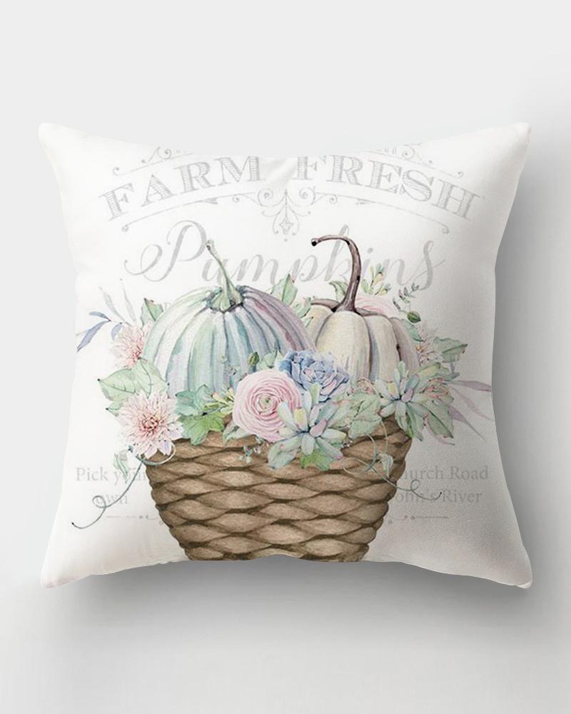 

Autumn Decorations Pumpkin Throw Pillow Cover Cushion Couch Cover Pillow Cases for Autumn Halloween Thanksgiving Day, Style3