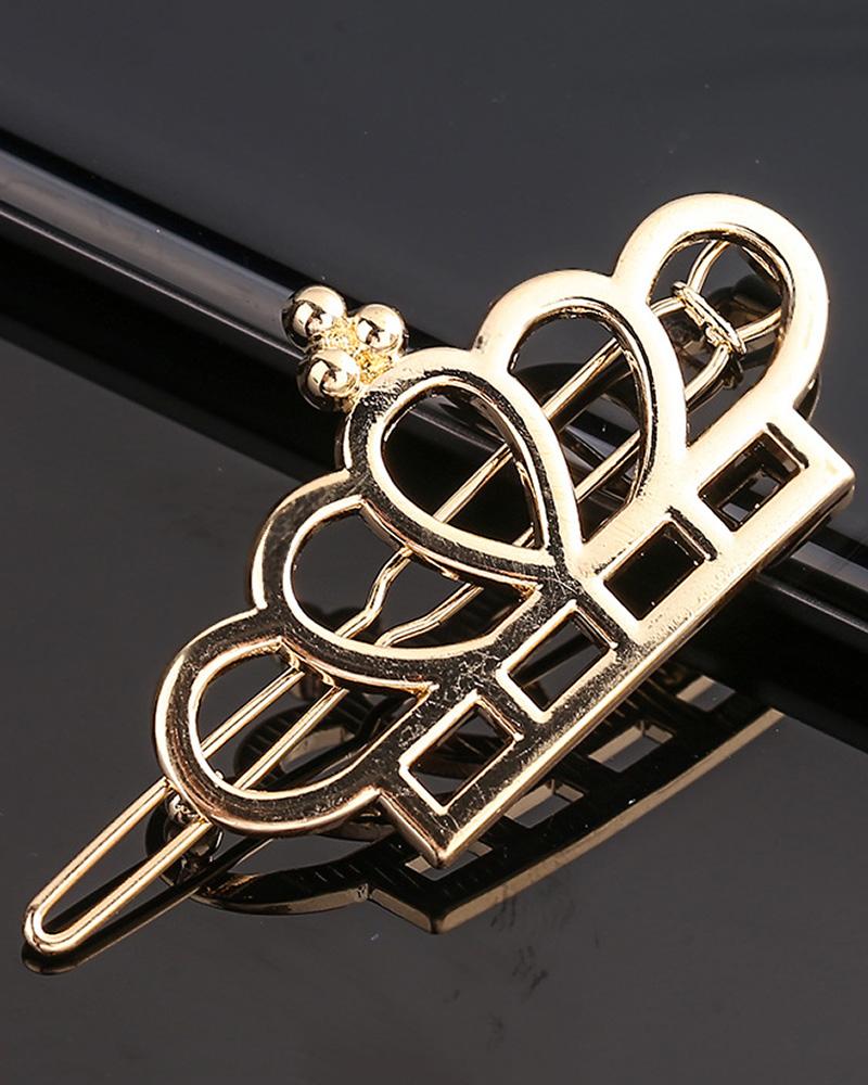 

1pc Bowknot Shaped Hair Clip, Style8