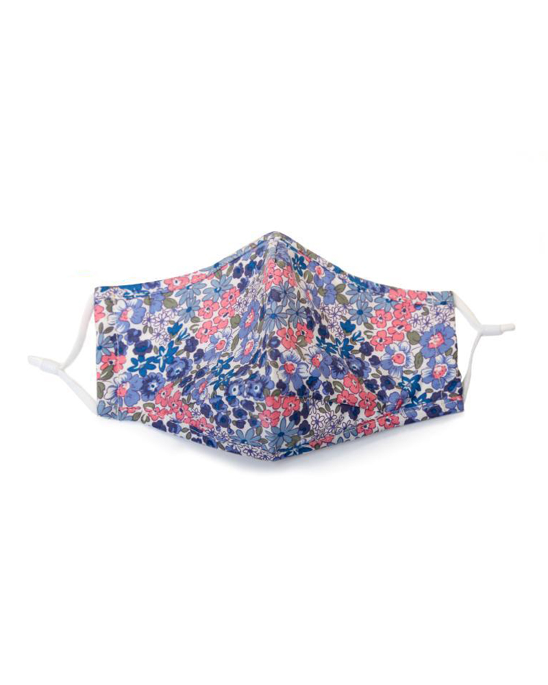 

Floral Print Ear Loop Breathable Mouth Mask, Blue