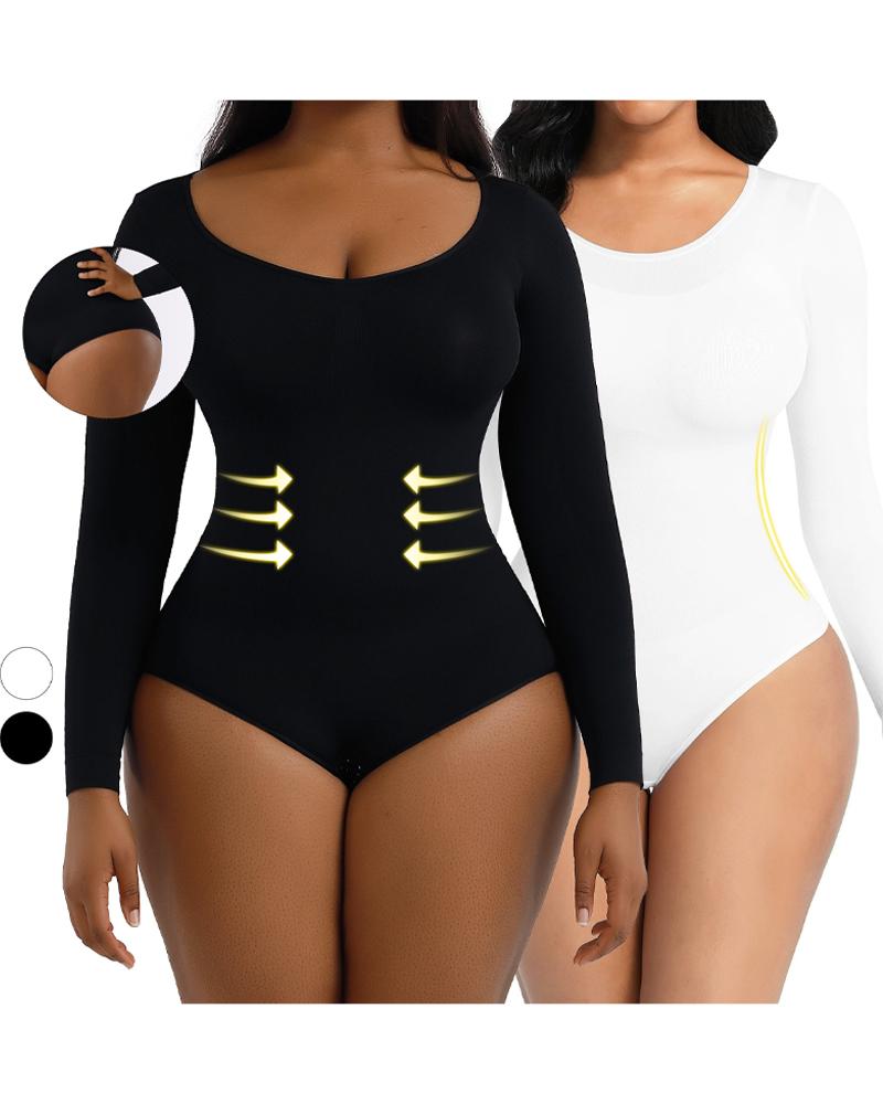 

Body Shaper Slimming Bodysuit Butt Lifting Tummy Control Shapewear, Black