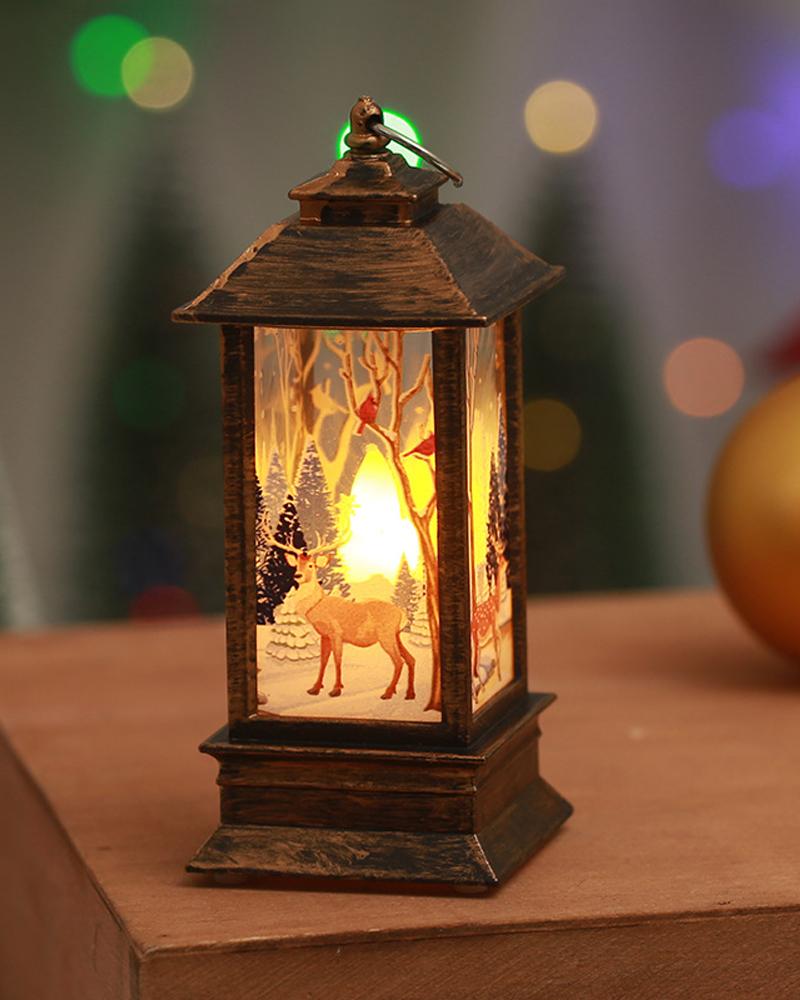 

Christmas Flameless Candles Battery Operated Lamp LED Lighted Candle Lanterns Christmas Party Ornaments Home Decorations, Style4