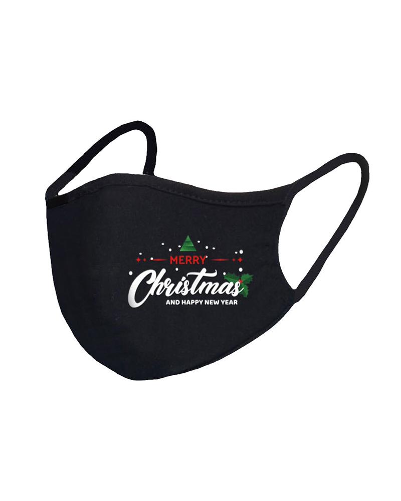 

5PCS/Set Randomly Dispatched Christmas Print Breathable Face Mask(Patterns Sent Randomly), Style9