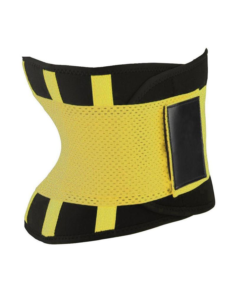 

Waist Trainer Thermo Sweat Belt Tummy Body Shaper, Yellow