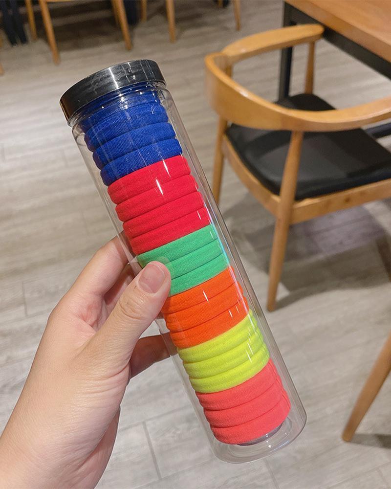 

20PCS Seamless Elastic Hair Tie, Style4