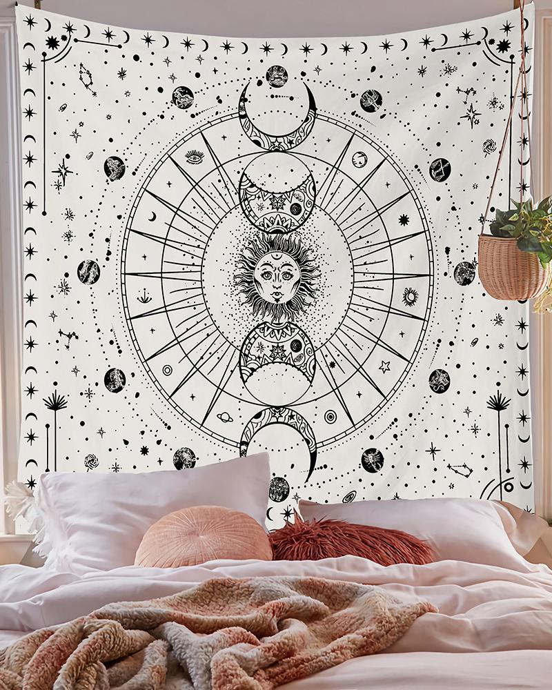 

Sun Moon Print Tapestry, Style1