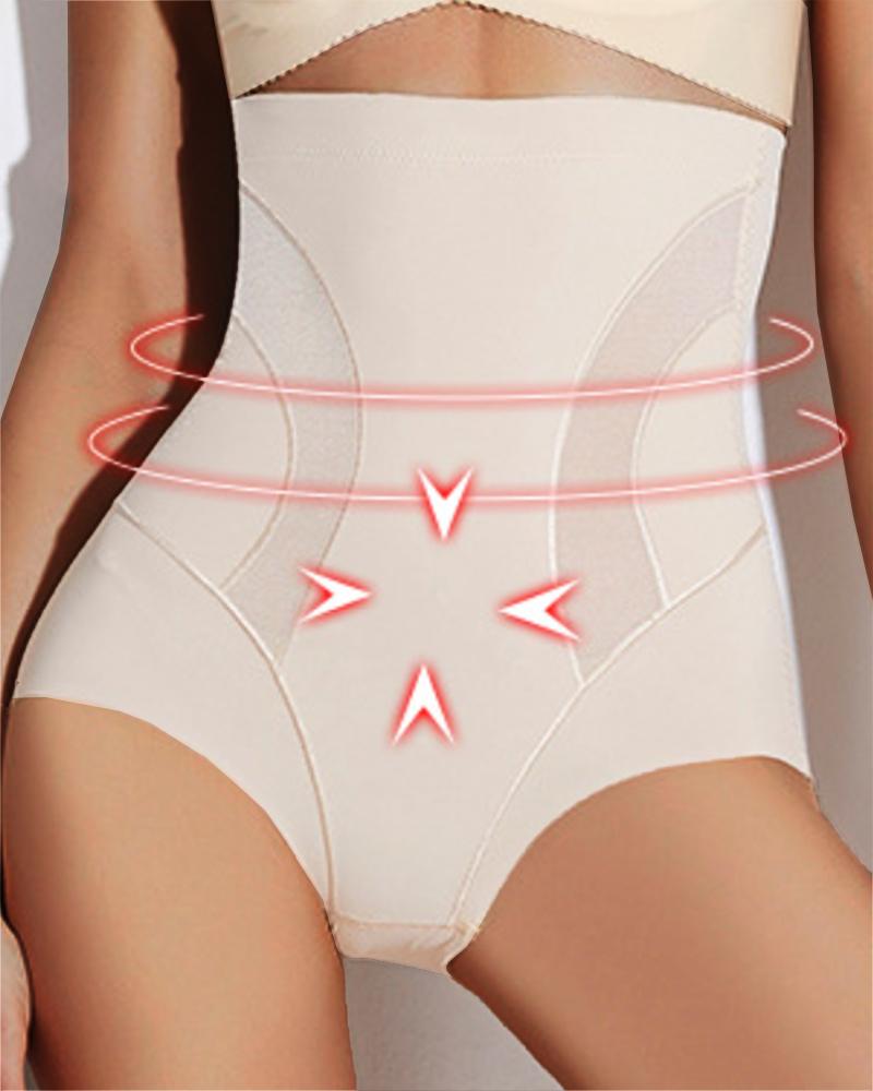 

Tummy Control Butt Lifting High Waist Shapewear Panty, Nude