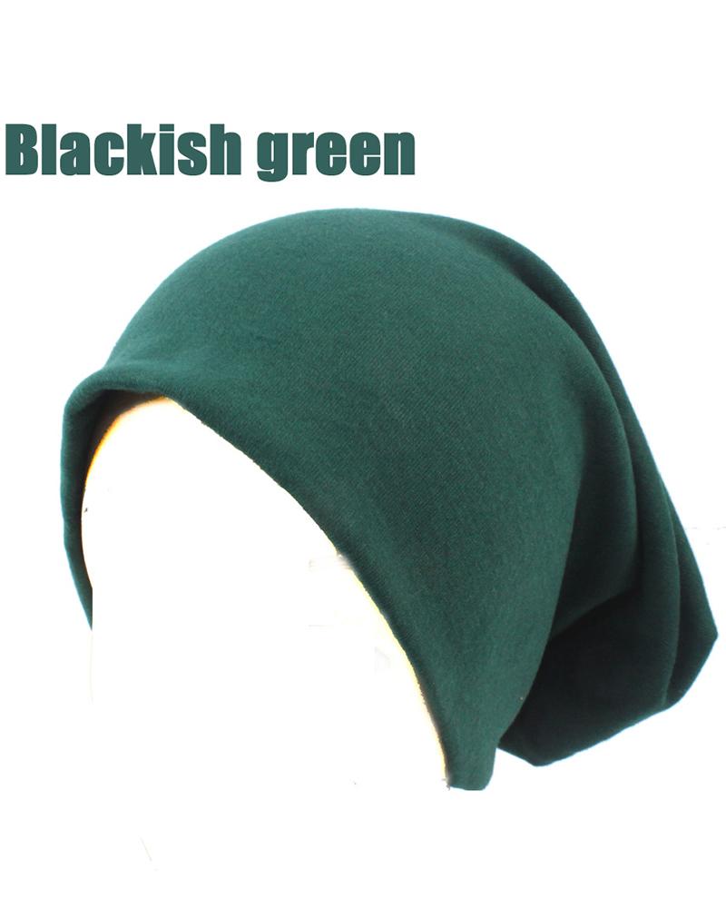 

Women's Beanie Slouch Fit Casual Hat, Green