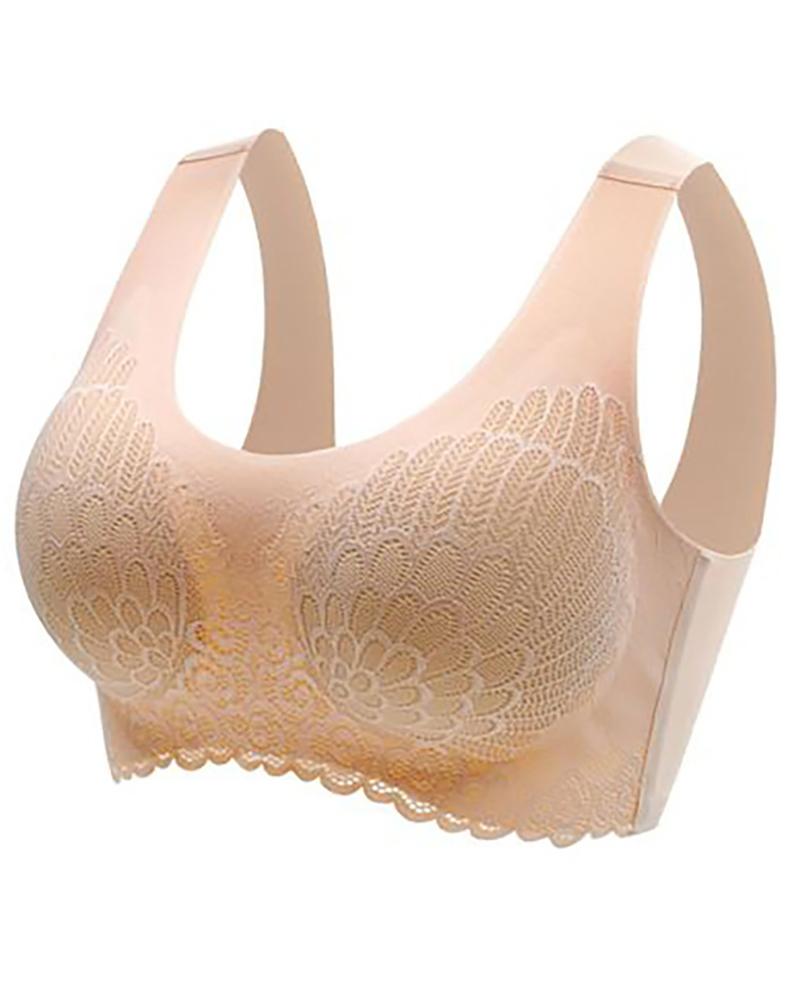 

Seamless Breathable Push Up Bralette, Nude