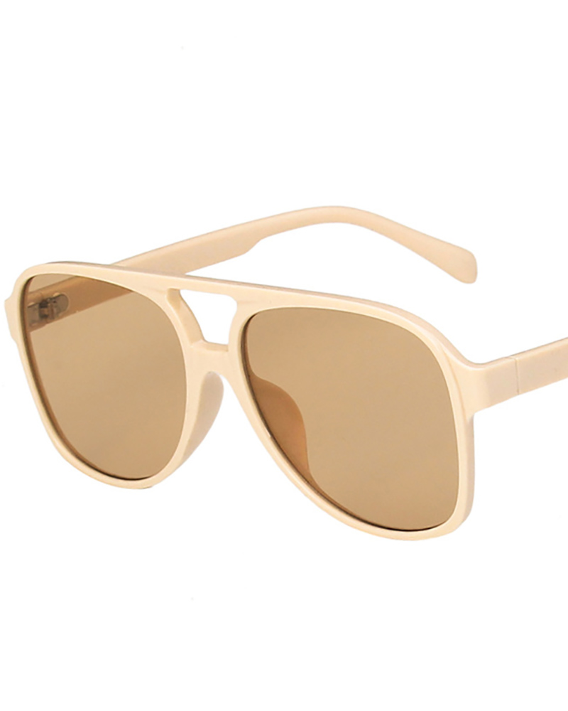 

1Pair Flat Top Tinted Sunglasses, Style5