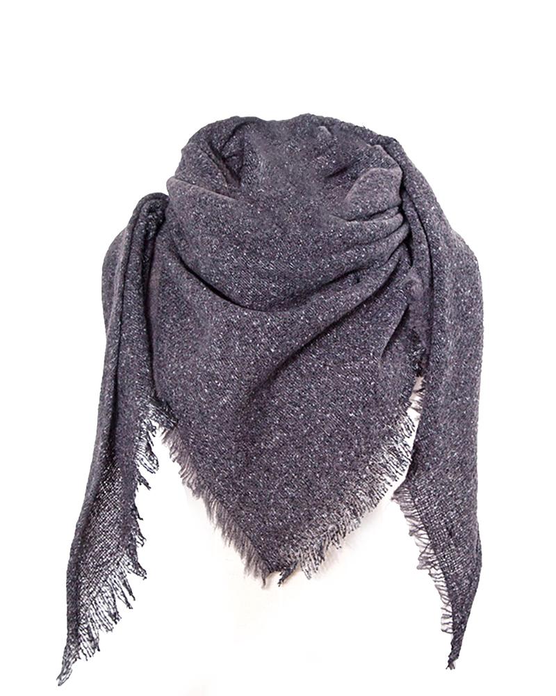 

Fringe Hem Colorblock Warm Scarf, Style8