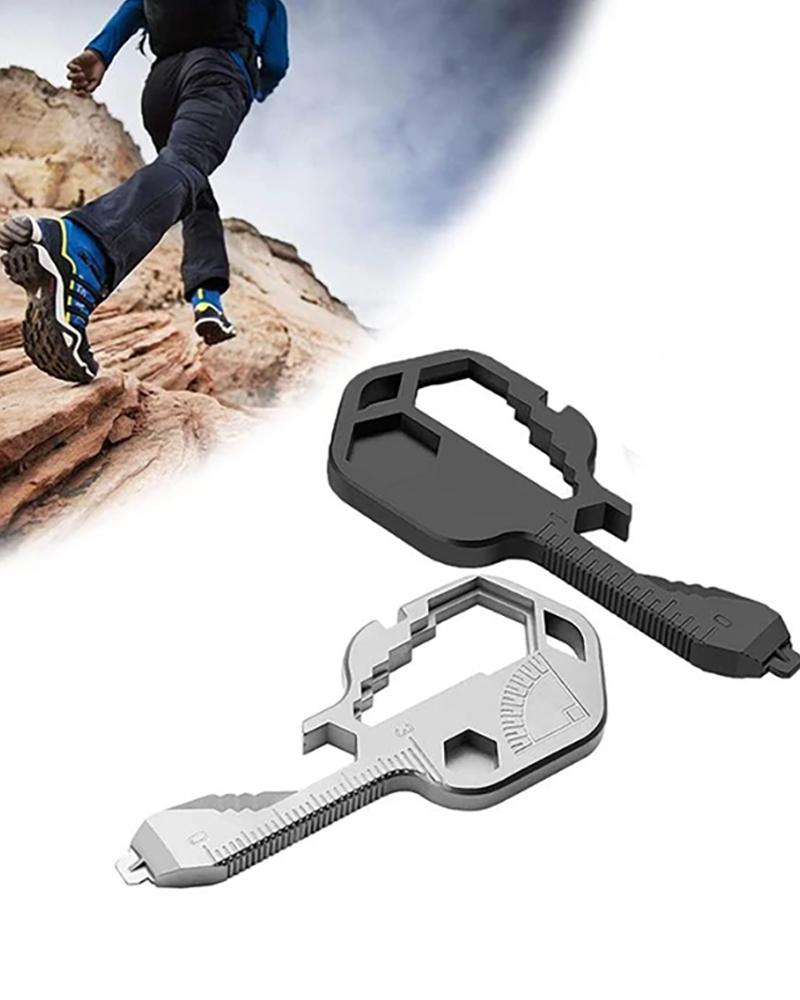 

24 in 1 Key Shaped Pocket Tool, Silver