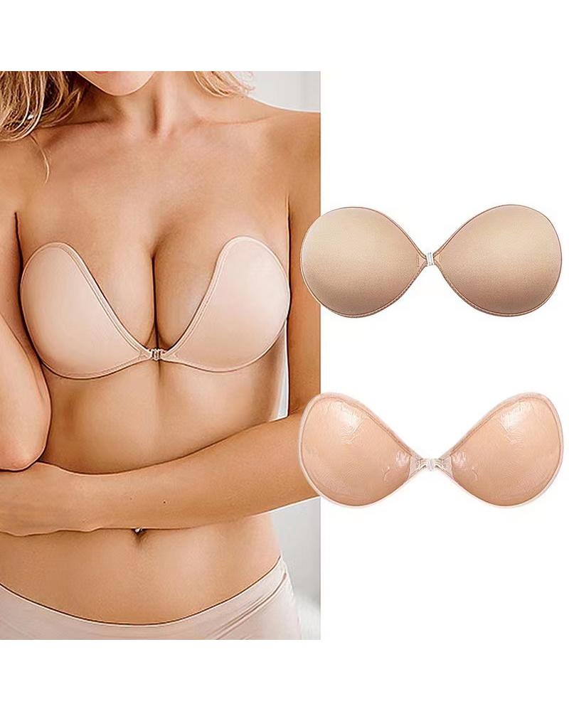 

Angel Wings Adhesive Push Up Lift Up Strapless Invisible Bra Breast Pasty Nude Bra Chest Paste, Style3