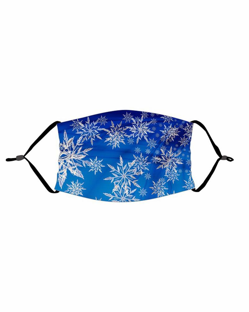 

Christmas PM 2.5 Earloop Face Mask With Fliter For Adults, Style9