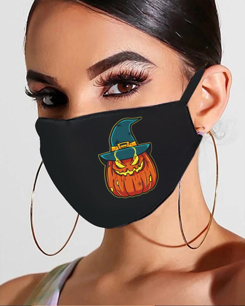 

Halloween Print Breathable Mouth Mask, Style7