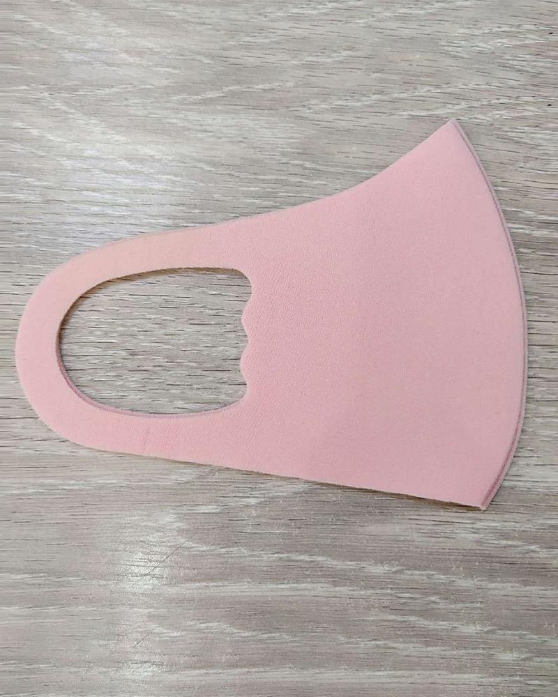 

Ice Silk Breathable Mouth Mask Washable And Reusable, Pink