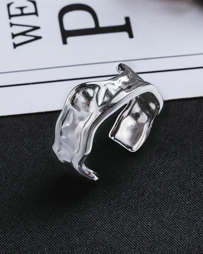 

Hop-hip Titanium steel Rings, Silver