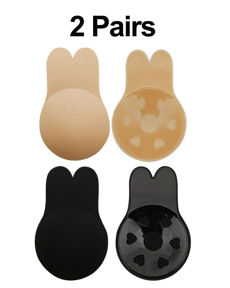 

2PCS Nipple Covers Strapless Self Adhesive Push Up Invisible Bra, Style1