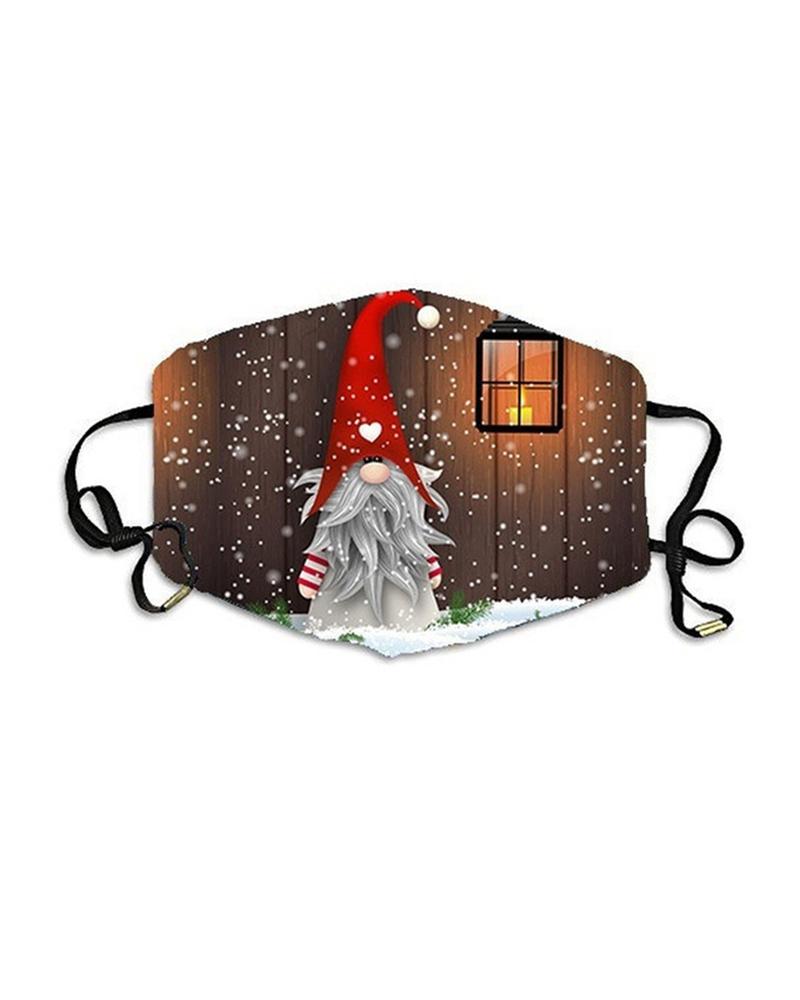 

Christmas Print PM2.5 Breathable Face Mask, Style11
