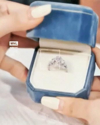 

1pc Crown Shaped Zircon Fashionable Ring, White
