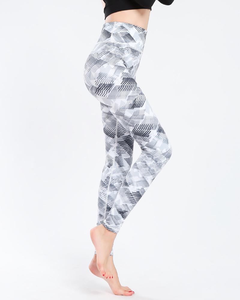 

Tie Dye Skinny High Elastic Yoga Pants, Style2