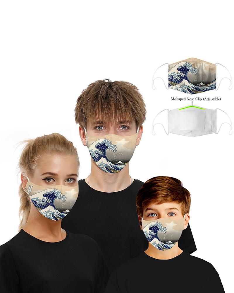 

Print Breathable Mouth M .a. s. k Washable And Reusable, Style7