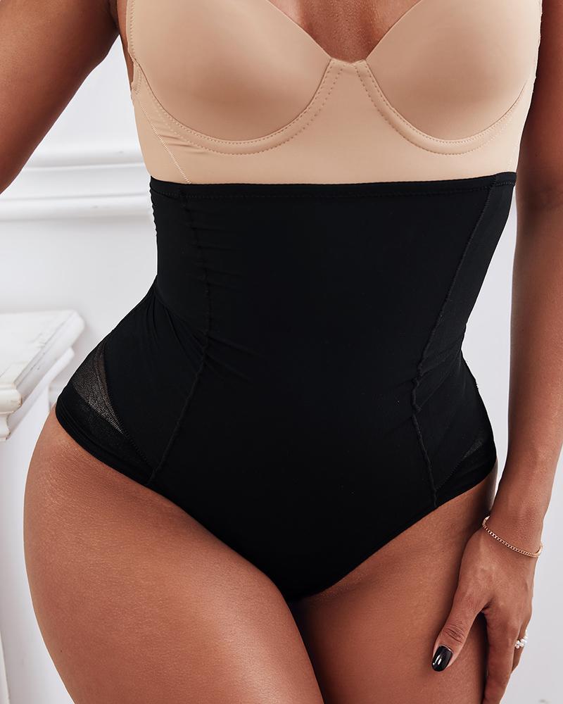 

Shapewear Tummy Control Mesh Bust Bodysuit Slimmer Body Shaper, Black