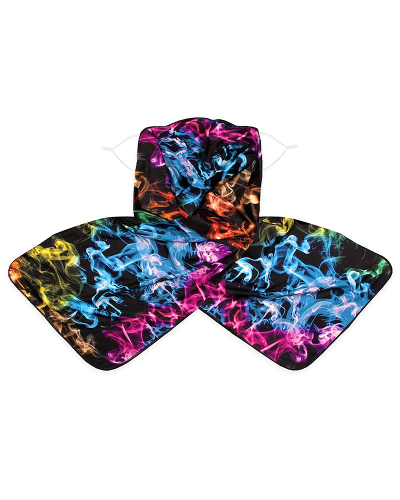 

Starry Sky / Somking / Tie Dye Print Breathable Scarf Face Mask, Multicolor