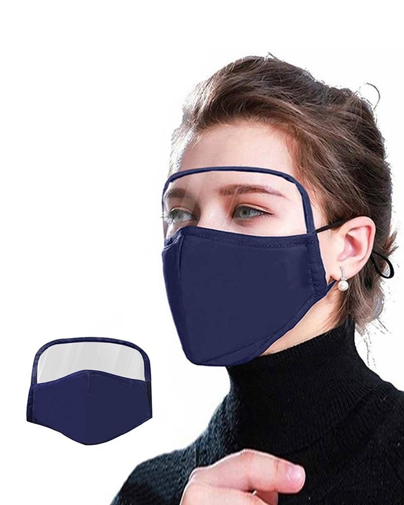 

Outdoor Face Protective Face Mask With Eyes Shield, Blue