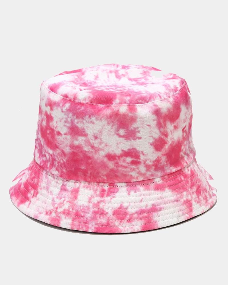 

3D Tie Dye Print Sun-protection Fisherman's Hat, Style5