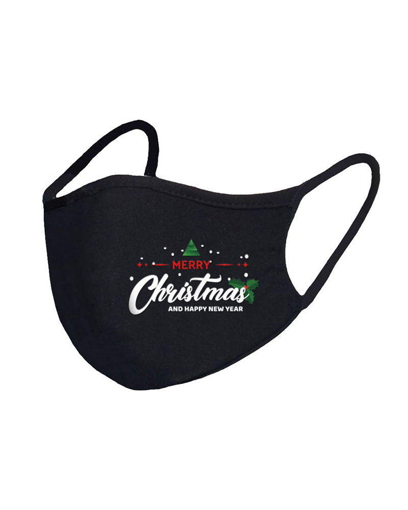 

Christmas Print Breathable Face Mask, Style9