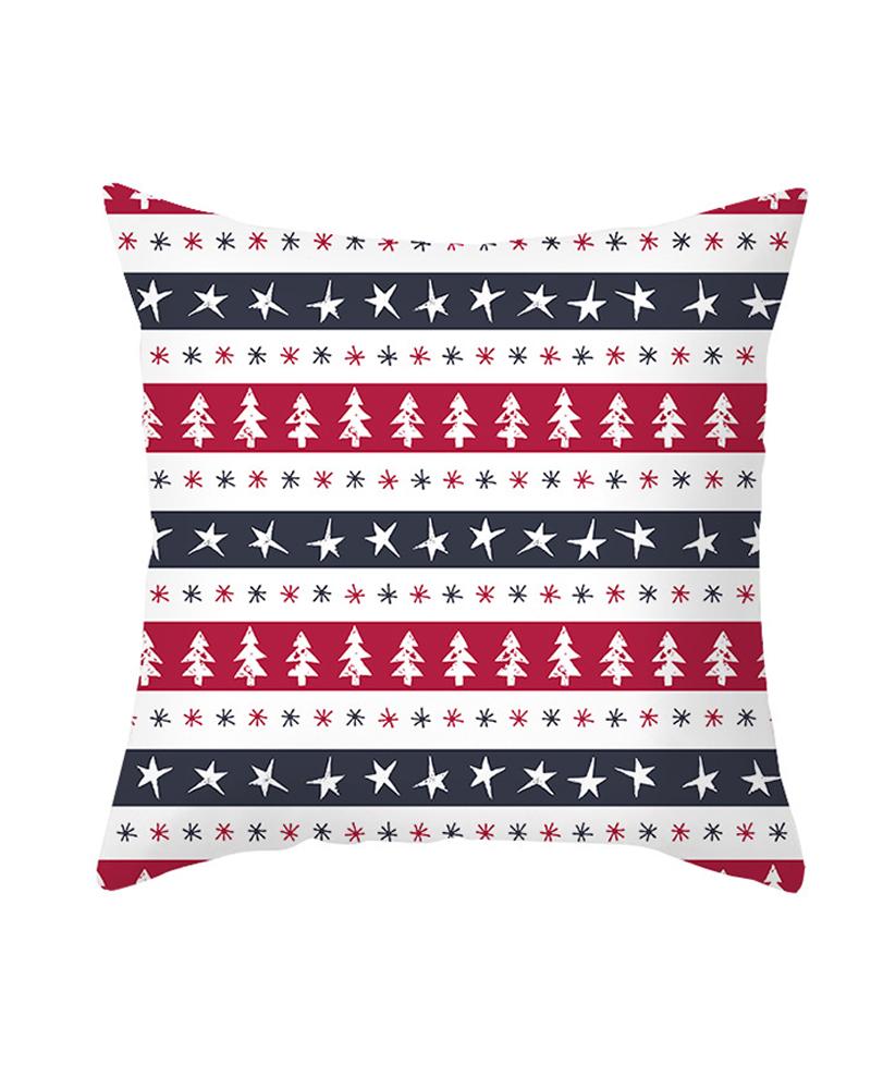 

Christmas Print Cushion Cover Without Filter, Style10