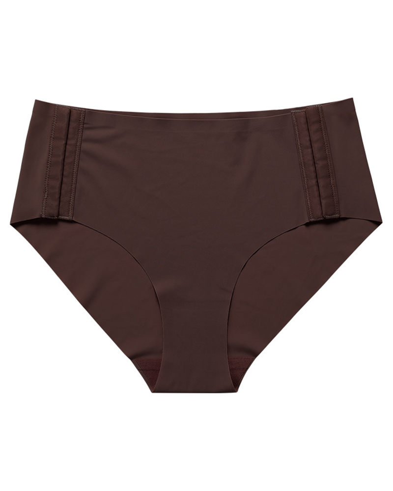 

Side Hook Seamless Breathable Panty, Brown