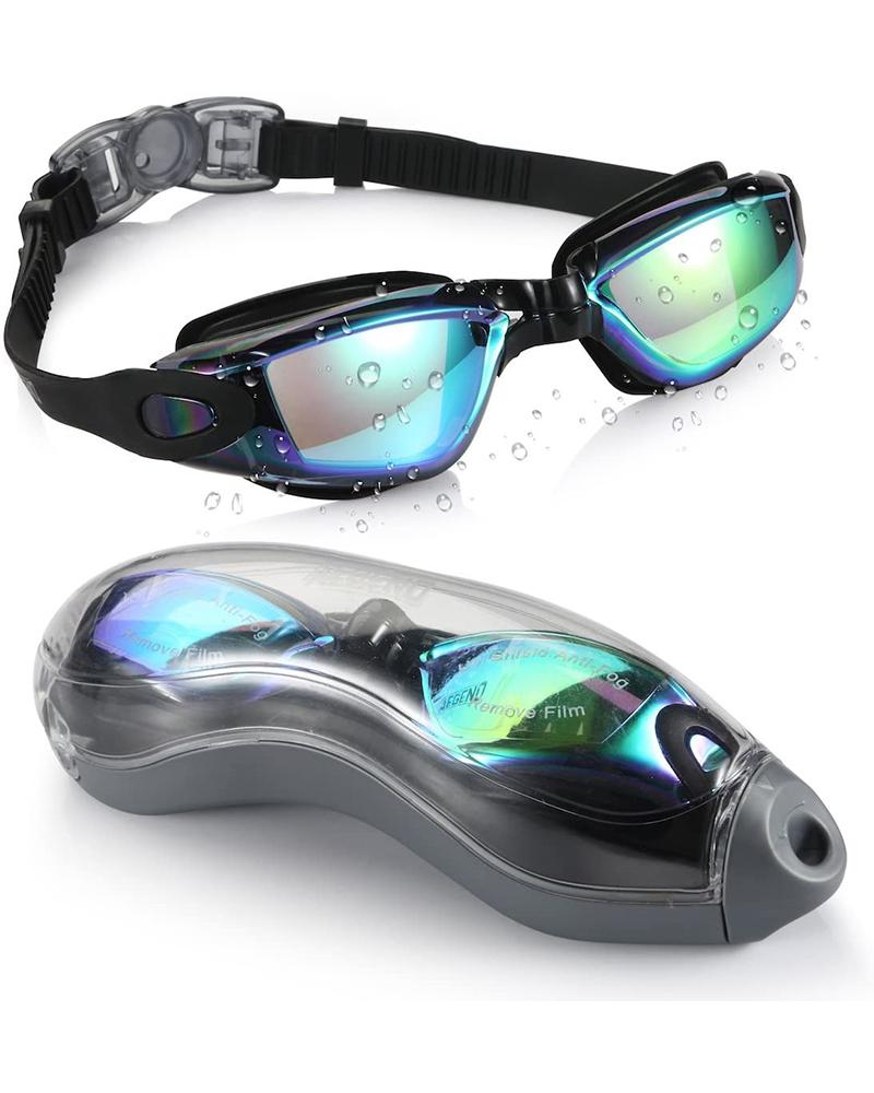 

Swimming Goggles No Leaking Anti Fog UV Protection, Black