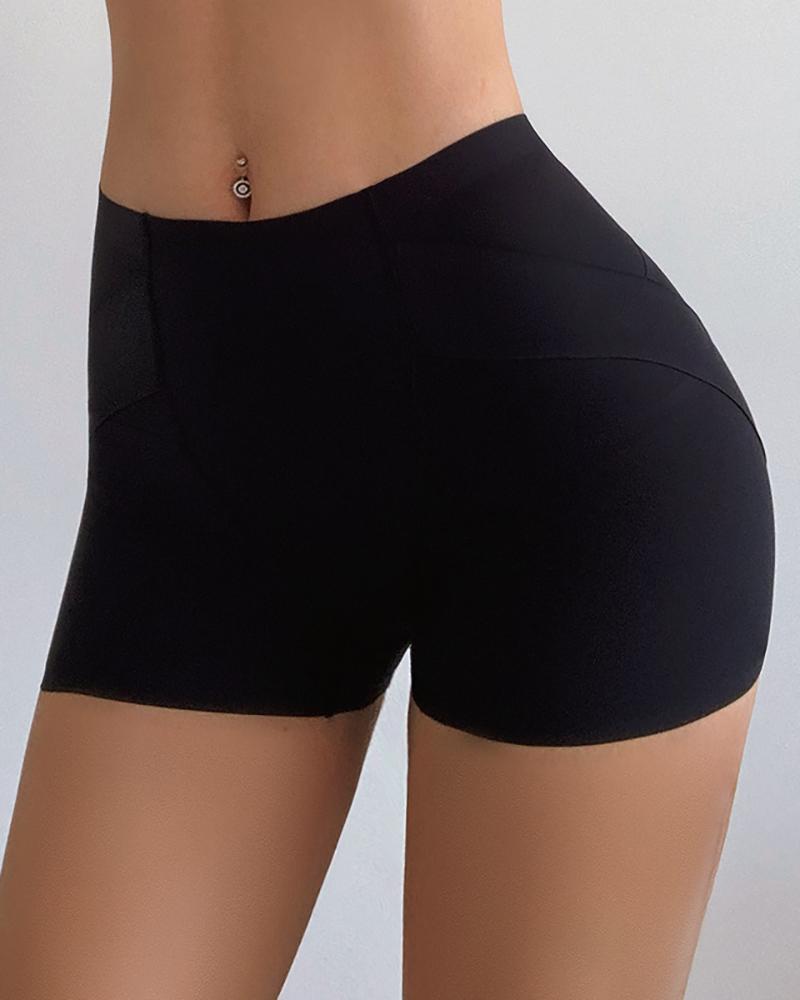 

Butt Lifting Tummy Control Seamless Body Shaper Shorts, Black