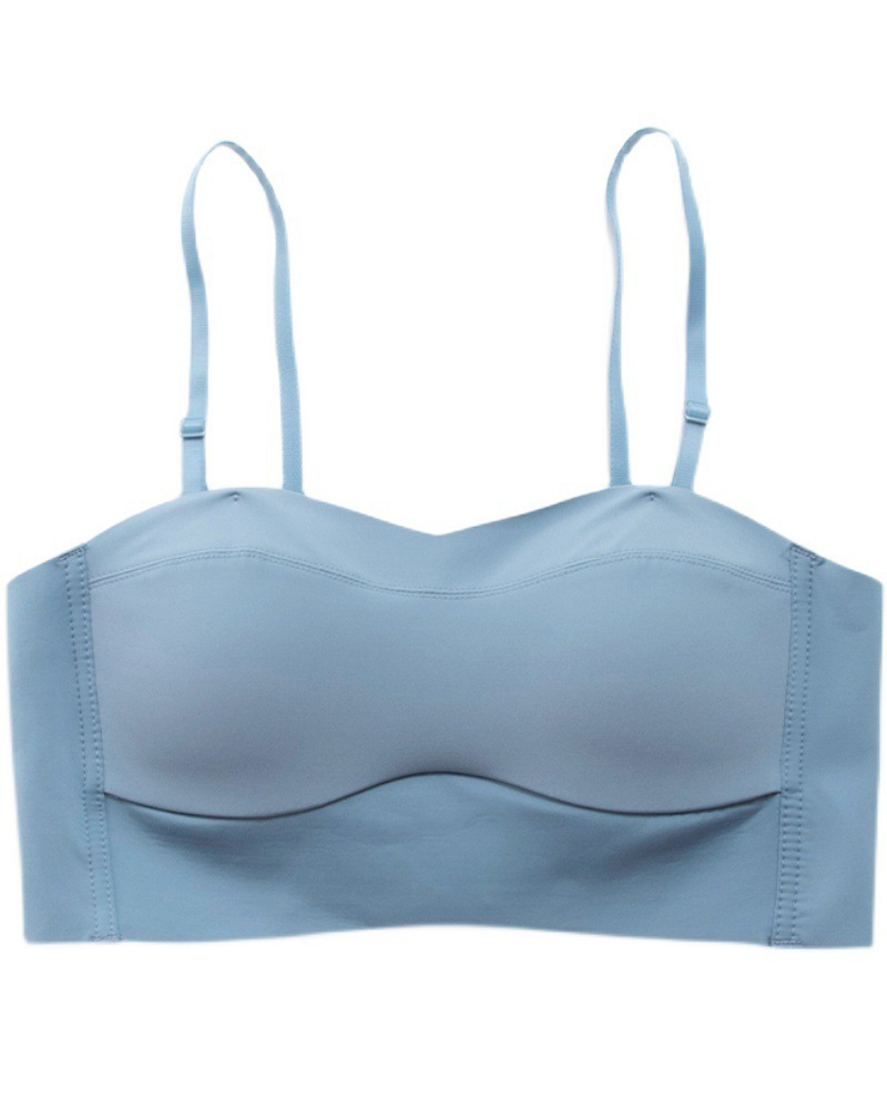 

Strapless Full Coverage Seamless Wireless Lifting Bra, Blue