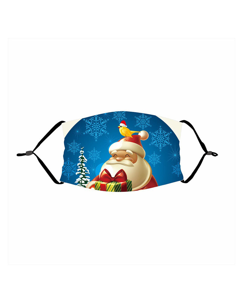 

Christmas Print PM 2.5 Face Mask For Adult, Style4