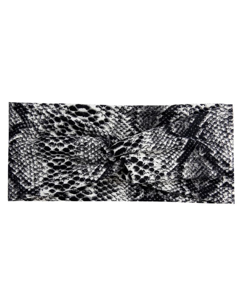 

1pc Non Slip Elastic Headband Twisted Yoga Workout Running Sport Sweat Hair Wrap, Gray