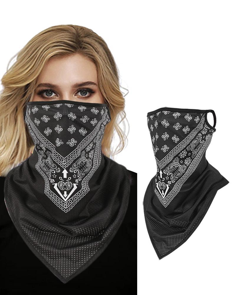 Colourful Print Breathable Face Bandana Magic Scarf Headwrap Balaclava