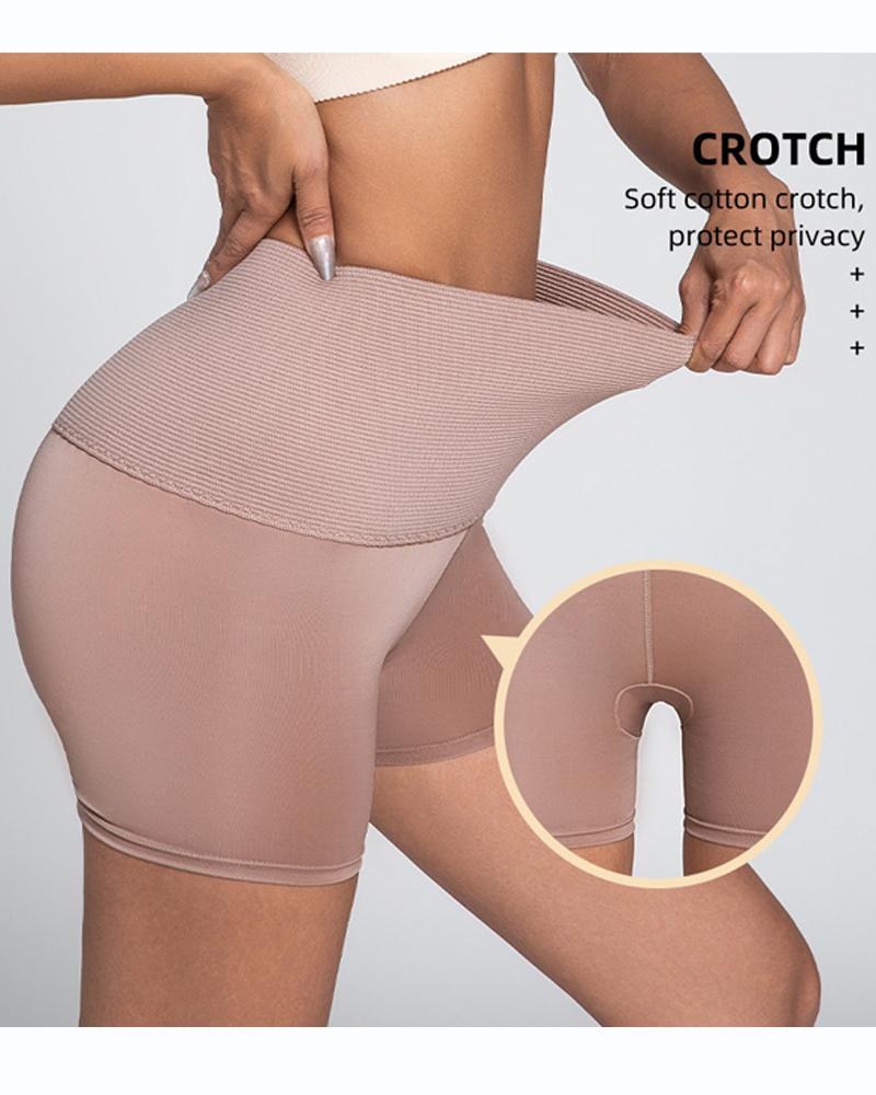 

Calcinha modeladora de cintura alta, controle de barriga, modelador de corpo, roupa íntima para levantamento de bumbum, Brown