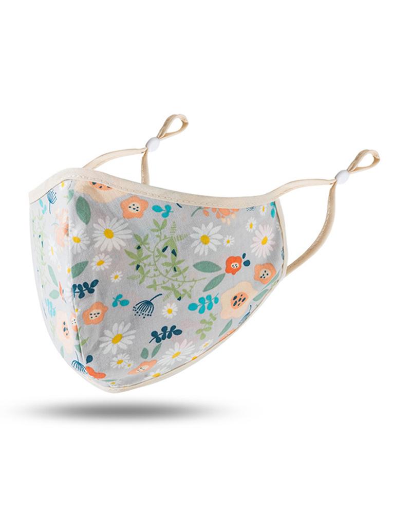 

Ditsy Floral Print Breathable Face Mask, Style2