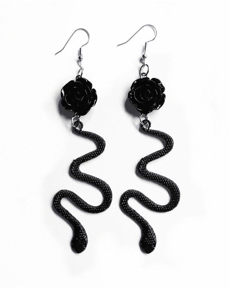 

1Pair Halloween Gothic Dangle Drop Earrings, Style2