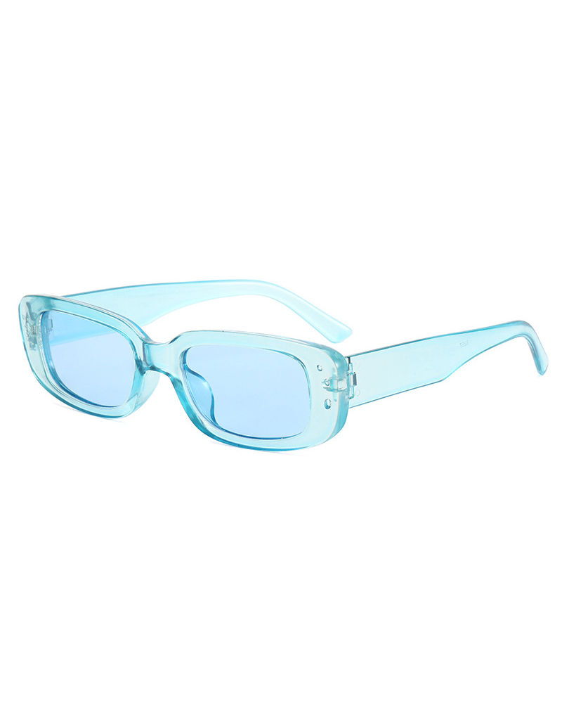 

1Pair Oval Frame Tinted Fashion Sunglasses, Blue