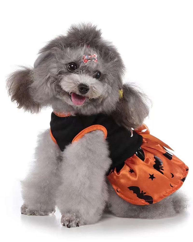 

Halloween Puppy Cat Dog Costume Dress For Small Dogs Cosplay Pet Costume, Yellow