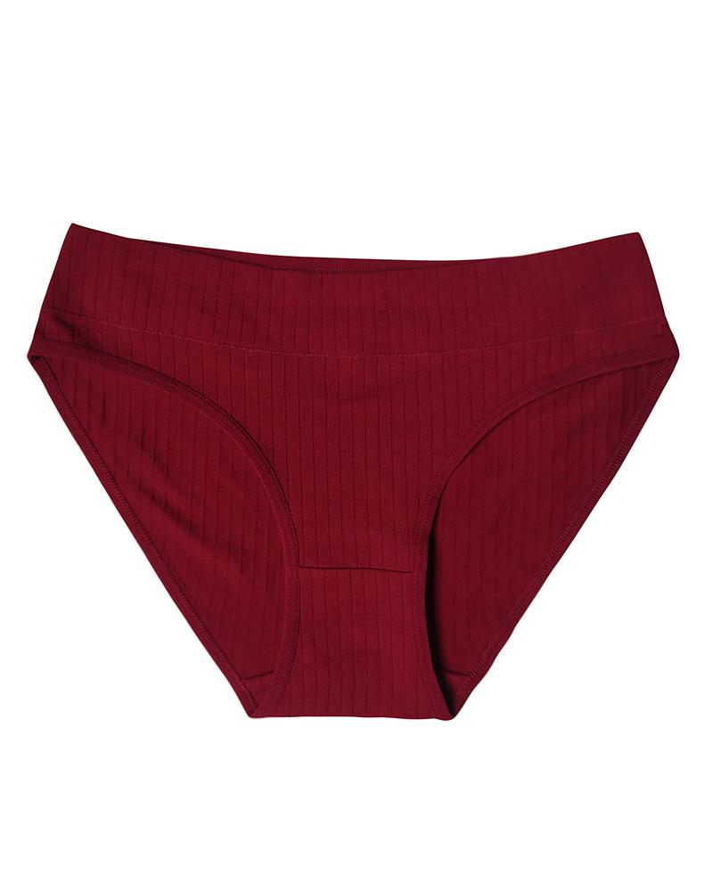 

Plain Basics Cotton Panty, Red