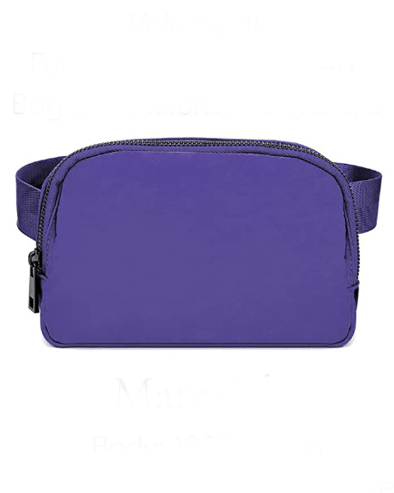 

Women's Fanny Pack Outdoor Sporty Crossbody Belt Bag, Purple