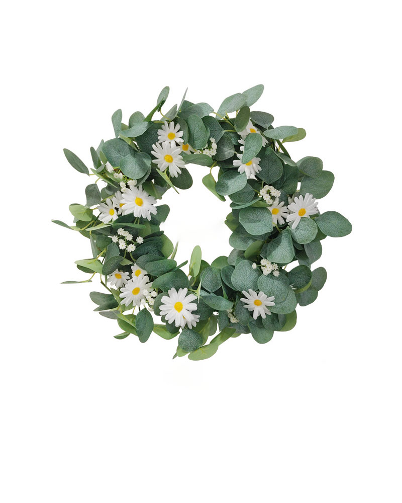 

Artificial Flower Wreath Eucalyptus Garland Wreaths For Wall Window Wedding Party Christmas Home Decoration, Style1